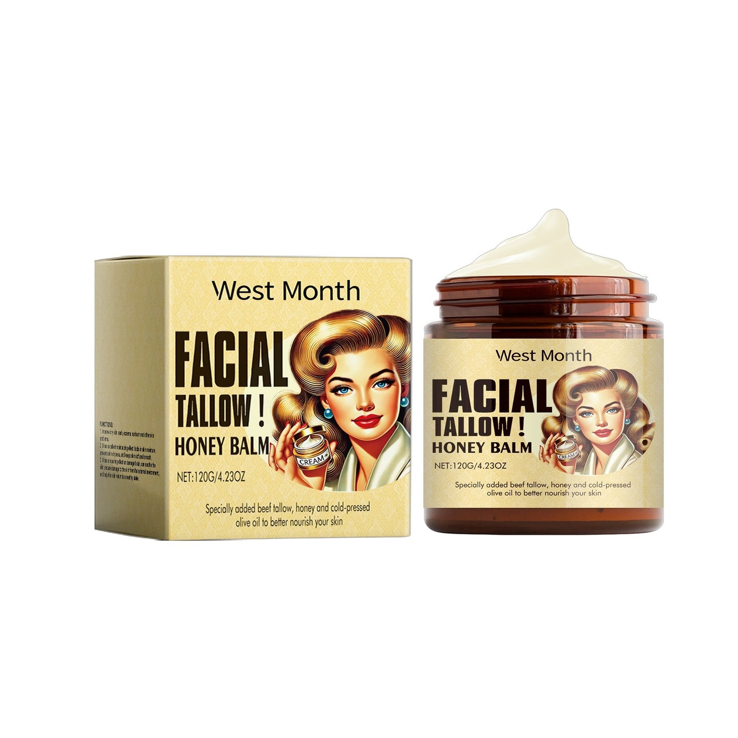 Facial Tallow Honey Balm